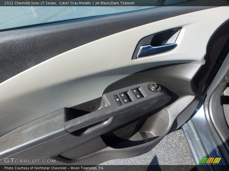 Cyber Gray Metallic / Jet Black/Dark Titanium 2012 Chevrolet Sonic LT Sedan