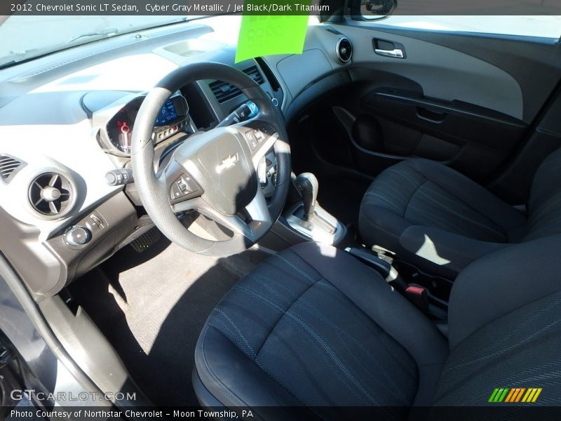 Cyber Gray Metallic / Jet Black/Dark Titanium 2012 Chevrolet Sonic LT Sedan