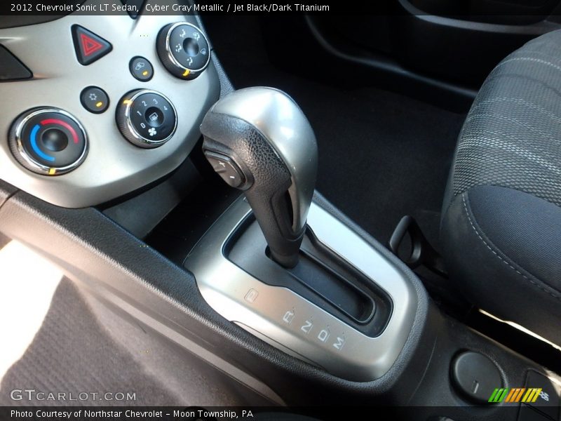 Cyber Gray Metallic / Jet Black/Dark Titanium 2012 Chevrolet Sonic LT Sedan