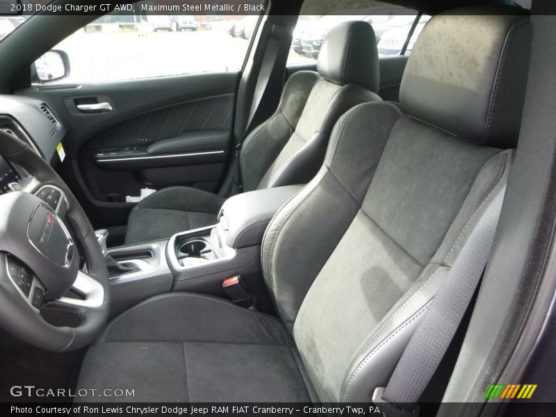 Maximum Steel Metallic / Black 2018 Dodge Charger GT AWD