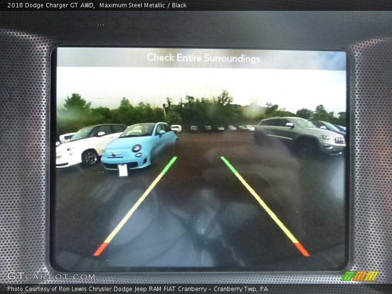 Maximum Steel Metallic / Black 2018 Dodge Charger GT AWD