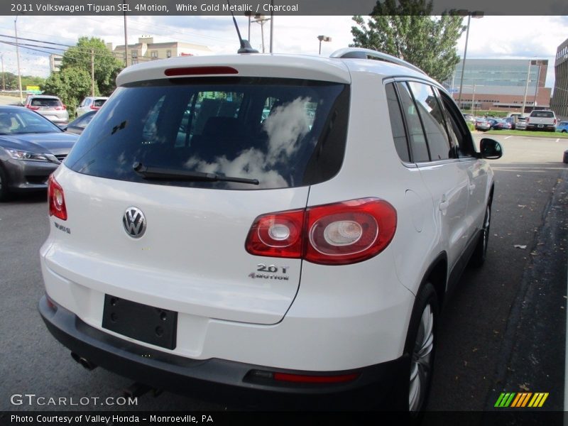 White Gold Metallic / Charcoal 2011 Volkswagen Tiguan SEL 4Motion