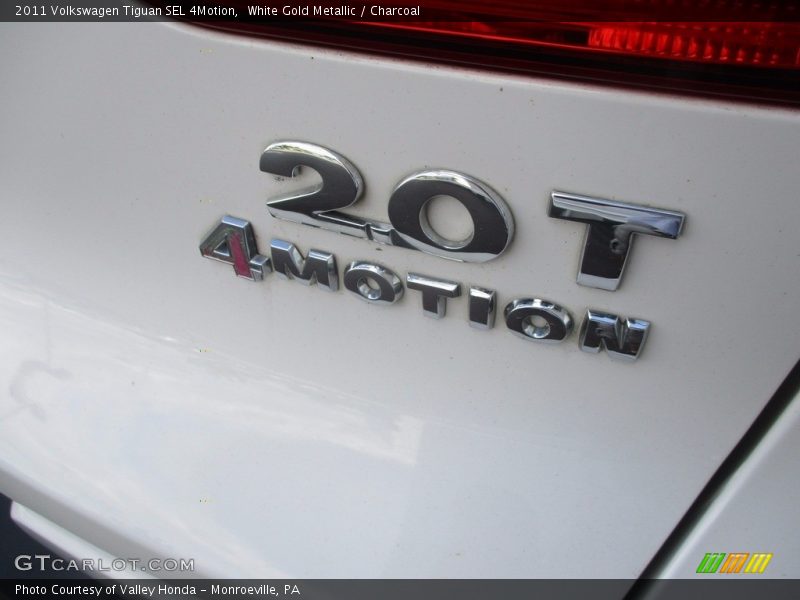 White Gold Metallic / Charcoal 2011 Volkswagen Tiguan SEL 4Motion