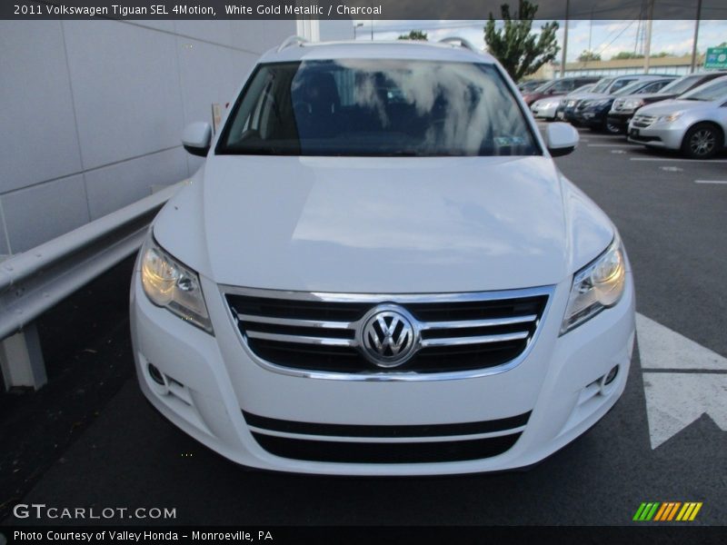 White Gold Metallic / Charcoal 2011 Volkswagen Tiguan SEL 4Motion