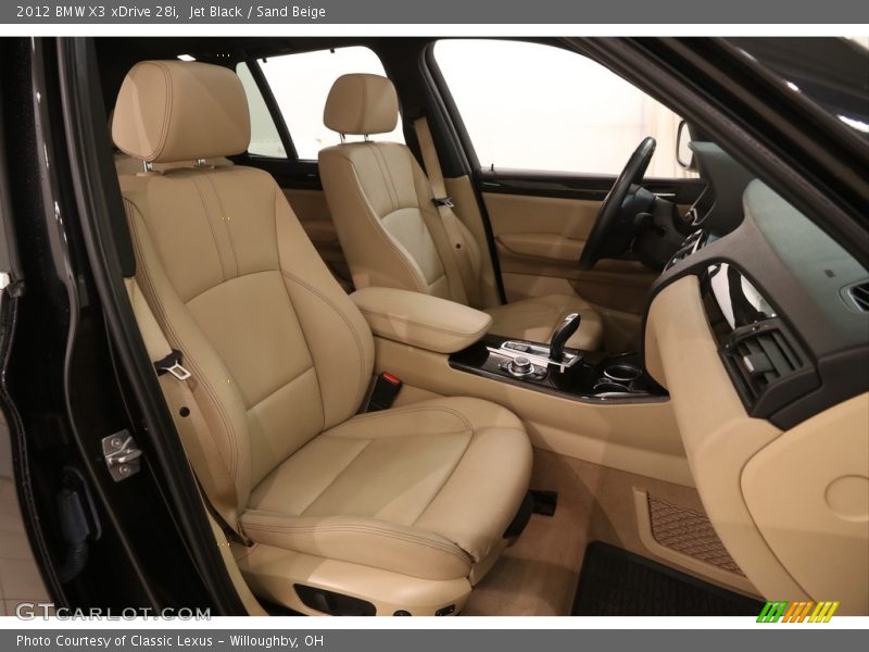 Jet Black / Sand Beige 2012 BMW X3 xDrive 28i