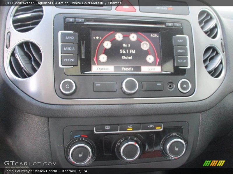 White Gold Metallic / Charcoal 2011 Volkswagen Tiguan SEL 4Motion