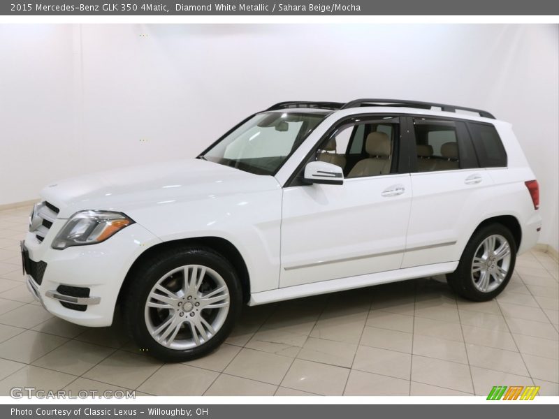 Diamond White Metallic / Sahara Beige/Mocha 2015 Mercedes-Benz GLK 350 4Matic