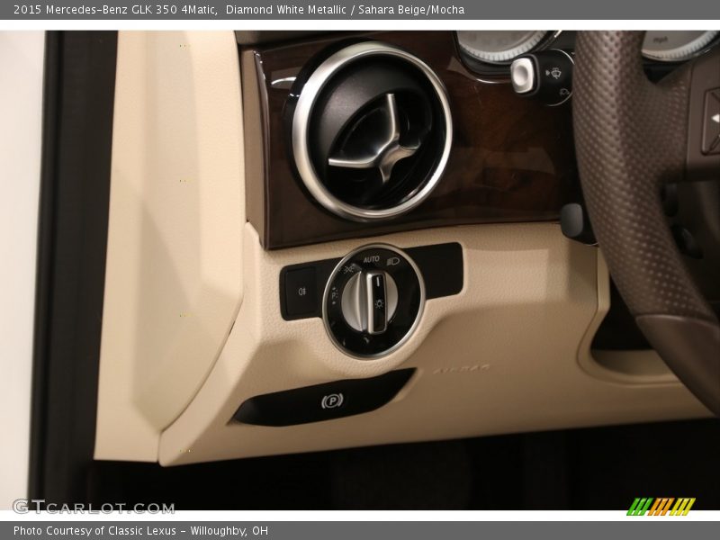Diamond White Metallic / Sahara Beige/Mocha 2015 Mercedes-Benz GLK 350 4Matic