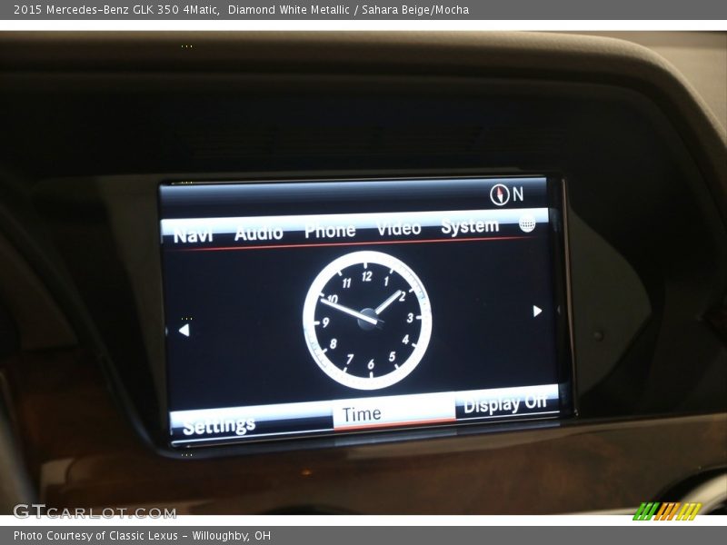 Diamond White Metallic / Sahara Beige/Mocha 2015 Mercedes-Benz GLK 350 4Matic