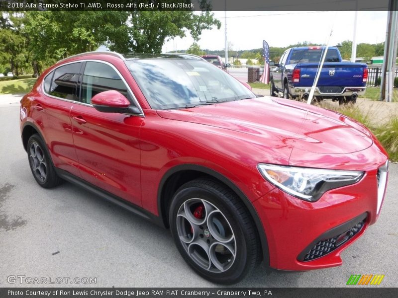 Front 3/4 View of 2018 Stelvio Ti AWD