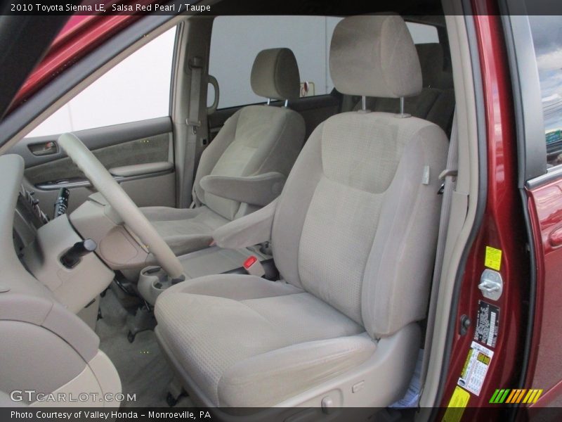 Salsa Red Pearl / Taupe 2010 Toyota Sienna LE
