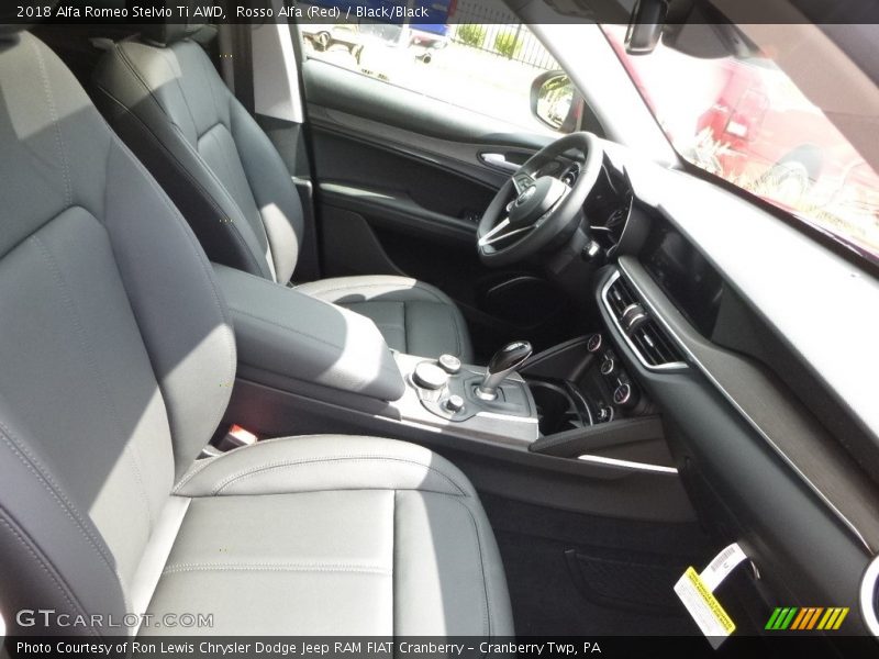 Rosso Alfa (Red) / Black/Black 2018 Alfa Romeo Stelvio Ti AWD