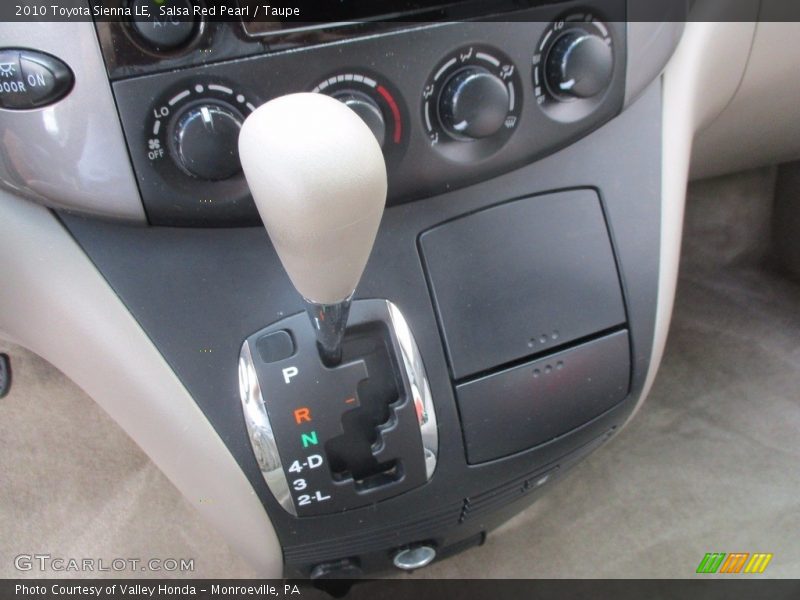 Salsa Red Pearl / Taupe 2010 Toyota Sienna LE