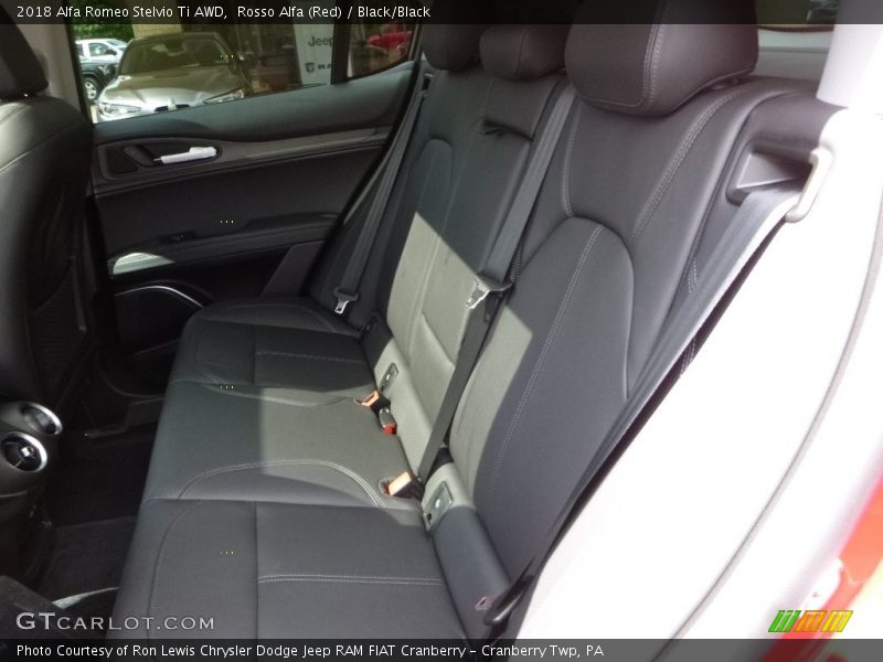 Rosso Alfa (Red) / Black/Black 2018 Alfa Romeo Stelvio Ti AWD