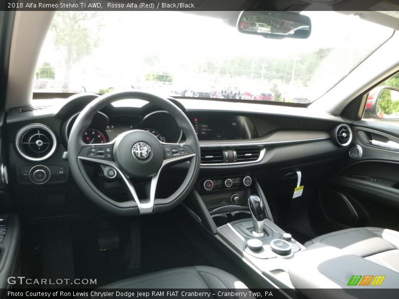  2018 Stelvio Ti AWD Black/Black Interior