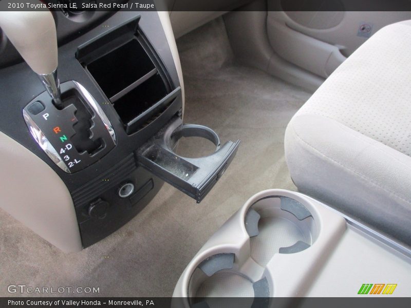 Salsa Red Pearl / Taupe 2010 Toyota Sienna LE