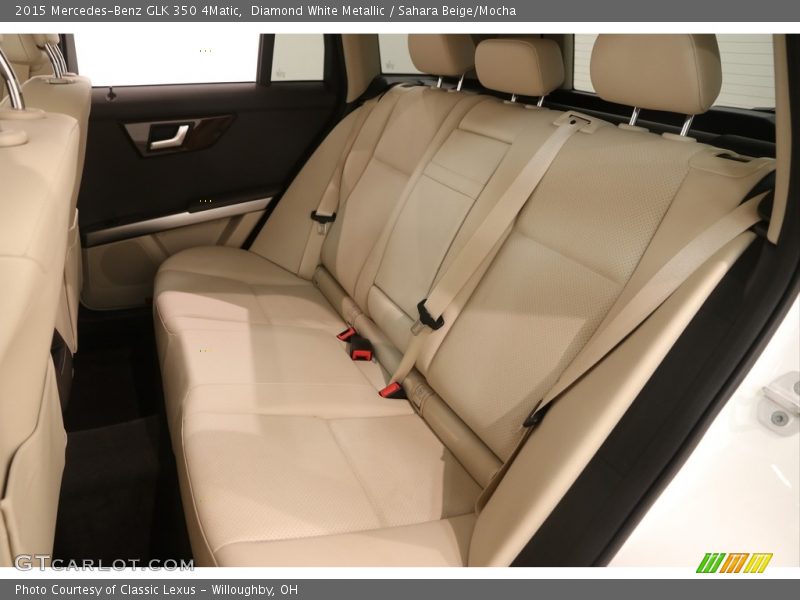 Diamond White Metallic / Sahara Beige/Mocha 2015 Mercedes-Benz GLK 350 4Matic