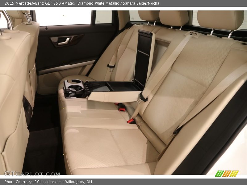 Diamond White Metallic / Sahara Beige/Mocha 2015 Mercedes-Benz GLK 350 4Matic