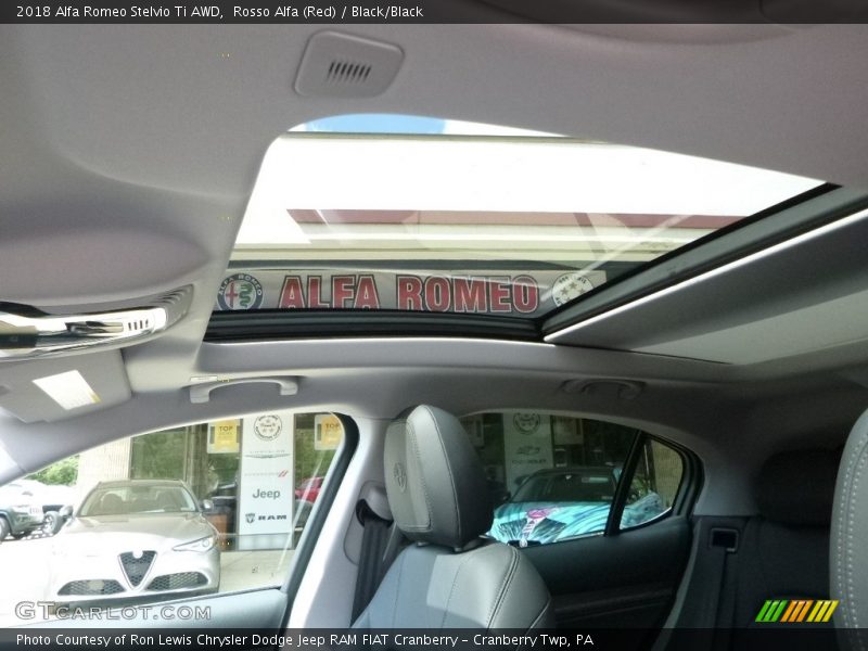 Rosso Alfa (Red) / Black/Black 2018 Alfa Romeo Stelvio Ti AWD