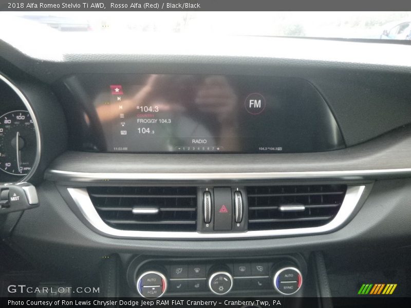 Rosso Alfa (Red) / Black/Black 2018 Alfa Romeo Stelvio Ti AWD