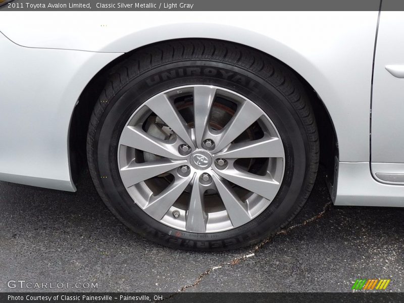 Classic Silver Metallic / Light Gray 2011 Toyota Avalon Limited