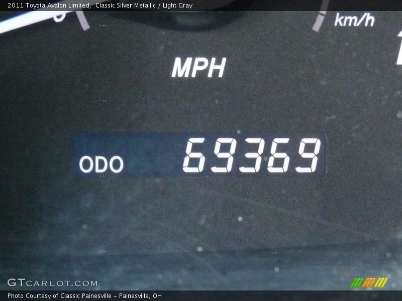 Classic Silver Metallic / Light Gray 2011 Toyota Avalon Limited