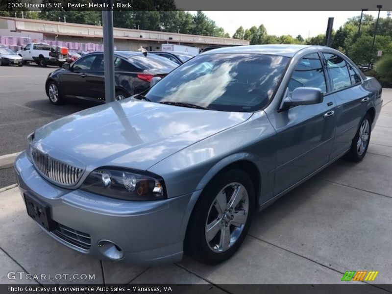 Pewter Metallic / Black 2006 Lincoln LS V8