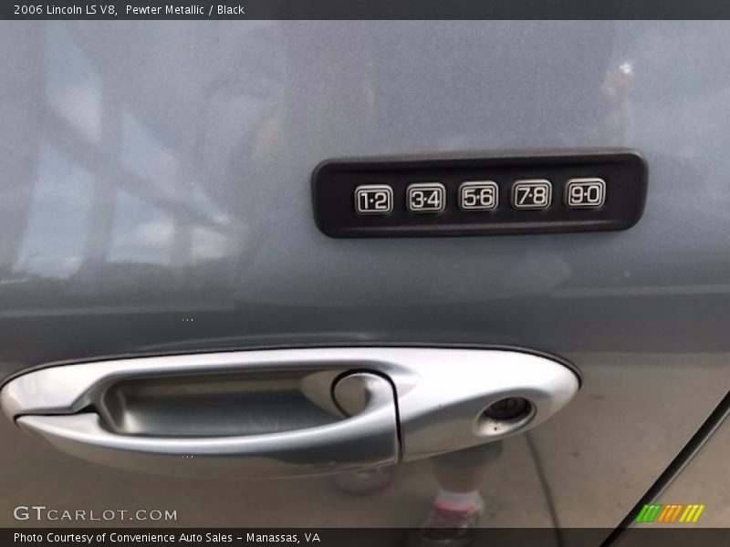 Pewter Metallic / Black 2006 Lincoln LS V8