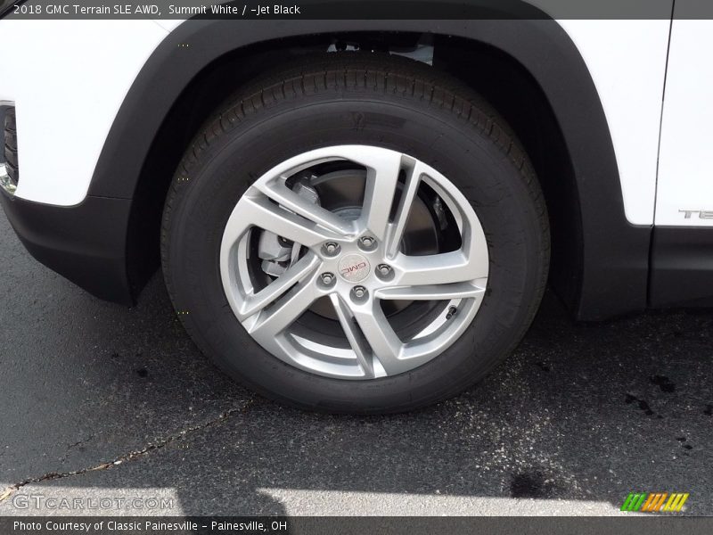 Summit White / ­Jet Black 2018 GMC Terrain SLE AWD