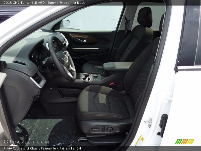 Summit White / ­Jet Black 2018 GMC Terrain SLE AWD