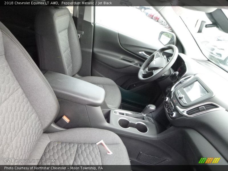 Pepperdust Metallic / Jet Black 2018 Chevrolet Equinox LT AWD