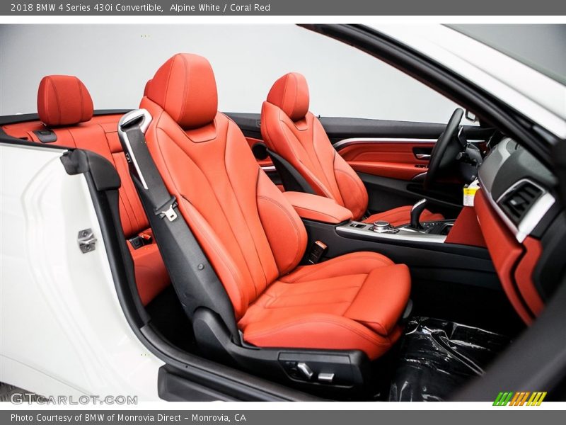  2018 4 Series 430i Convertible Coral Red Interior