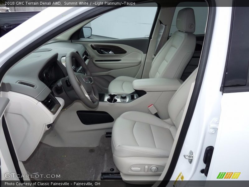  2018 Terrain Denali AWD ­Light Platinum/­Taupe Interior