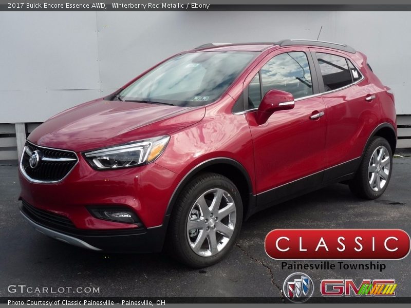 Winterberry Red Metallic / Ebony 2017 Buick Encore Essence AWD