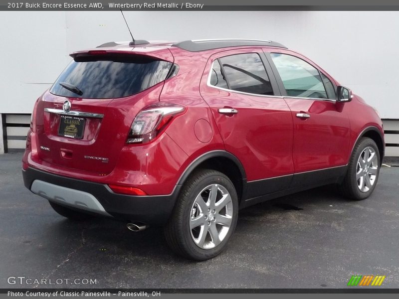 Winterberry Red Metallic / Ebony 2017 Buick Encore Essence AWD
