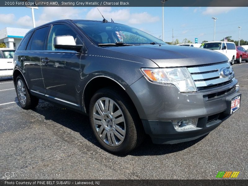 Sterling Grey Metallic / Charcoal Black 2010 Ford Edge Limited AWD