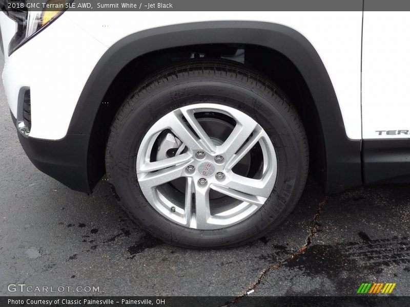 Summit White / ­Jet Black 2018 GMC Terrain SLE AWD