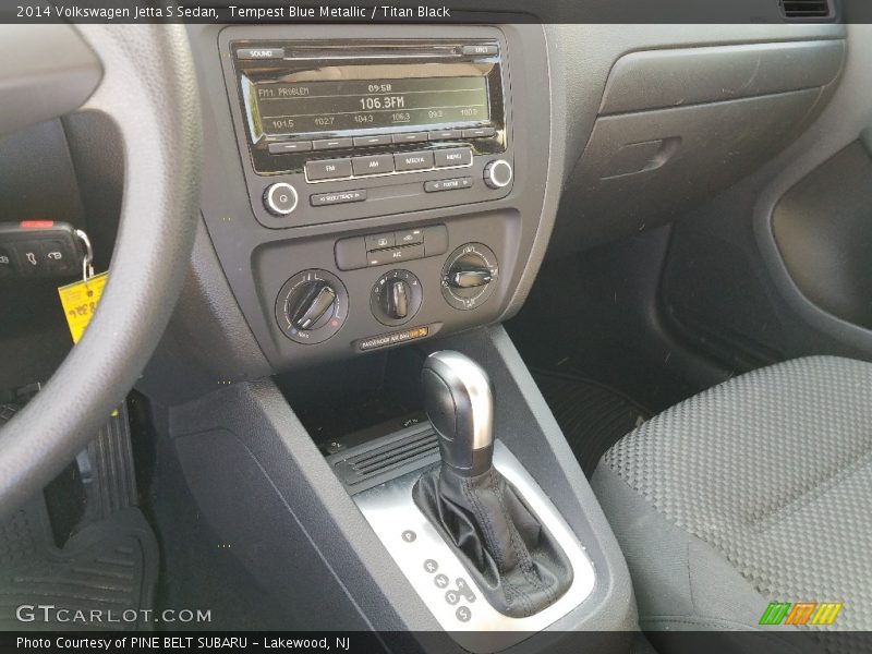 Tempest Blue Metallic / Titan Black 2014 Volkswagen Jetta S Sedan