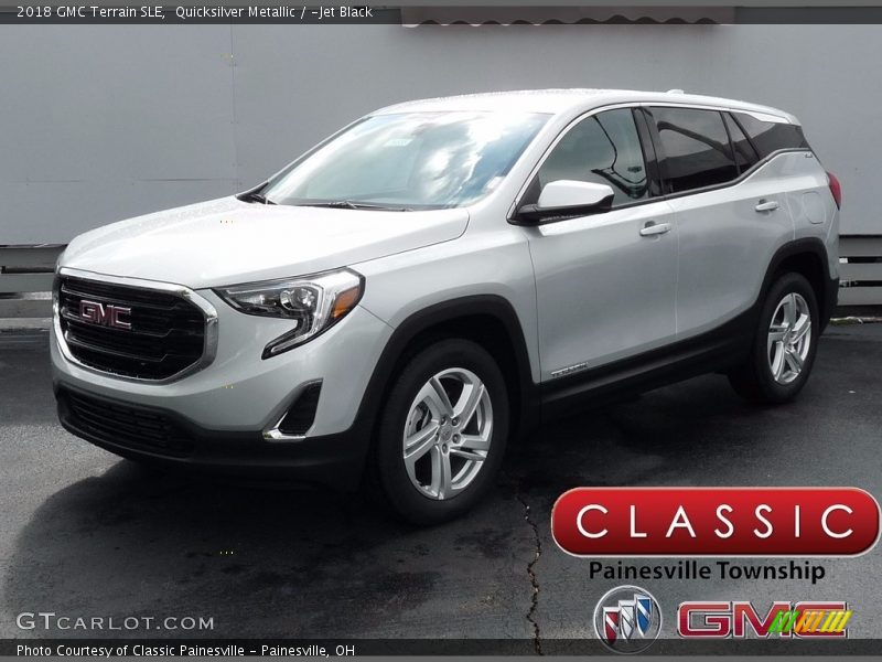 Quicksilver Metallic / ­Jet Black 2018 GMC Terrain SLE