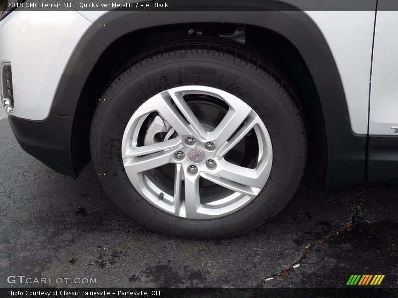 Quicksilver Metallic / ­Jet Black 2018 GMC Terrain SLE