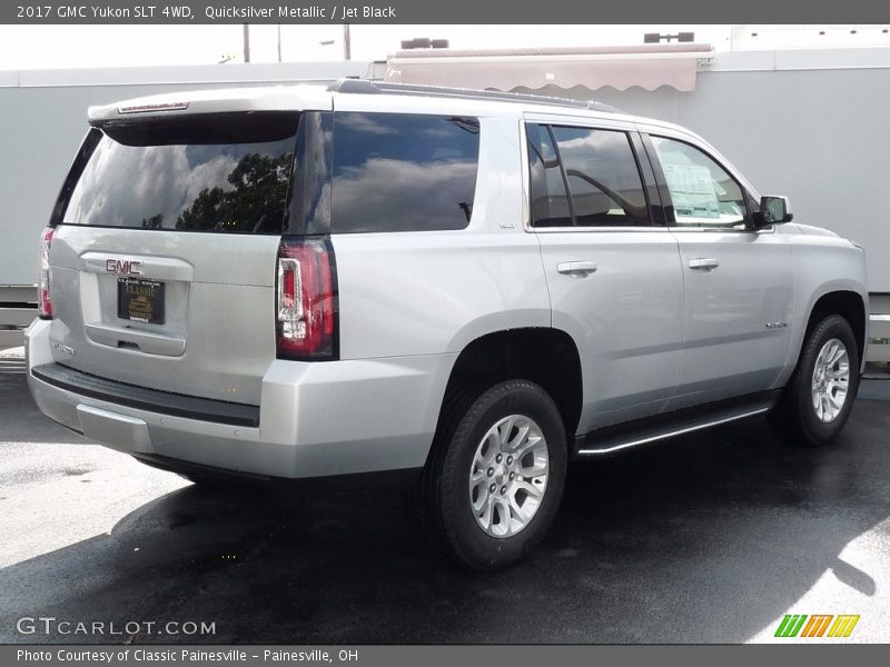 Quicksilver Metallic / Jet Black 2017 GMC Yukon SLT 4WD