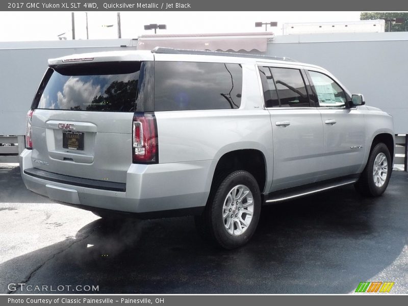 Quicksilver Metallic / Jet Black 2017 GMC Yukon XL SLT 4WD
