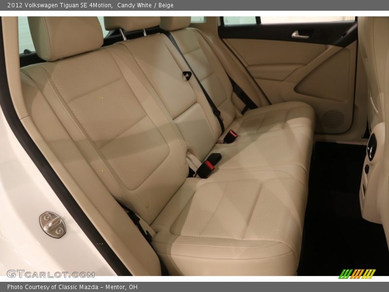 Candy White / Beige 2012 Volkswagen Tiguan SE 4Motion