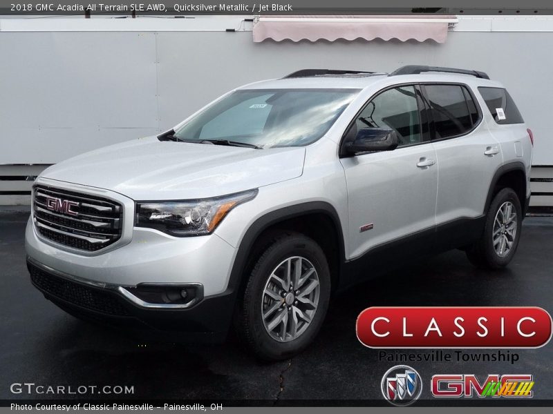 Quicksilver Metallic / Jet Black 2018 GMC Acadia All Terrain SLE AWD