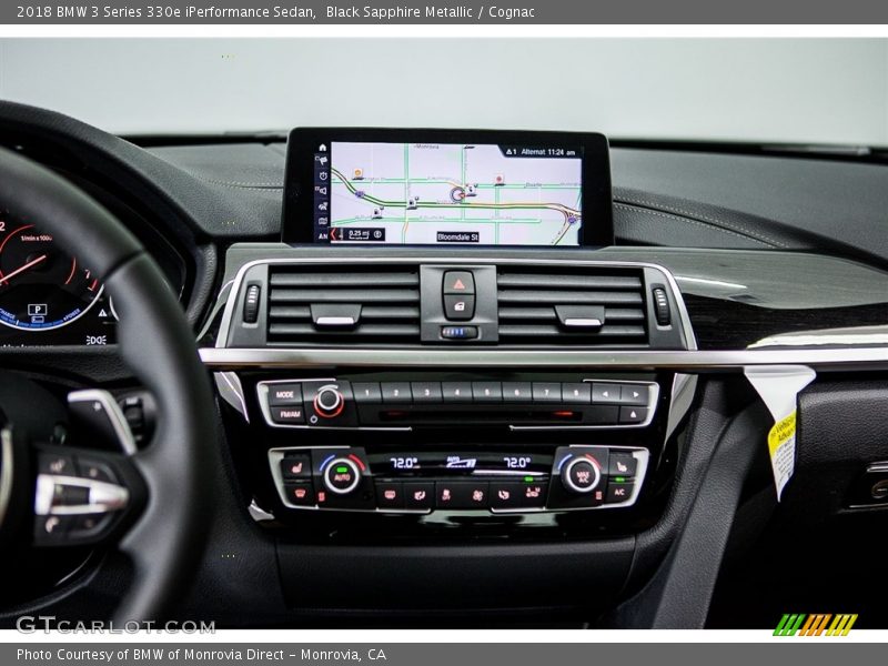 Controls of 2018 3 Series 330e iPerformance Sedan