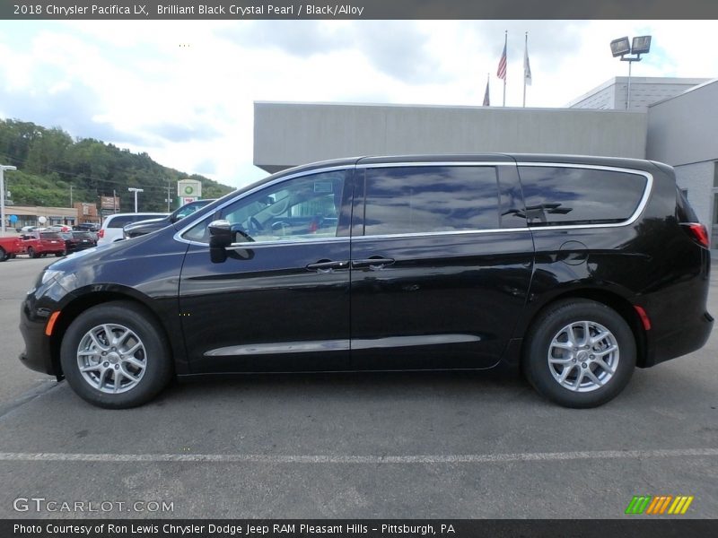  2018 Pacifica LX Brilliant Black Crystal Pearl