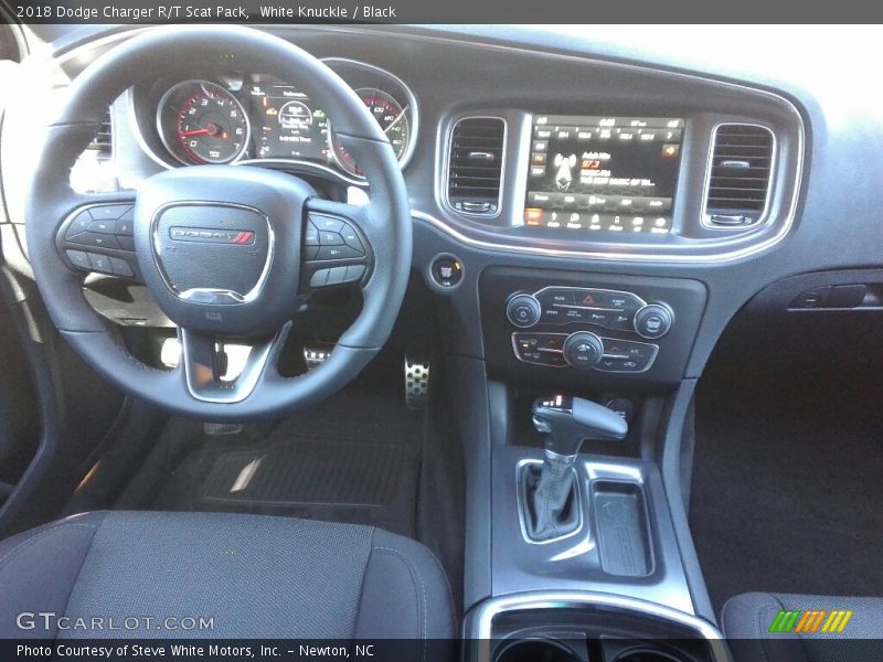 White Knuckle / Black 2018 Dodge Charger R/T Scat Pack