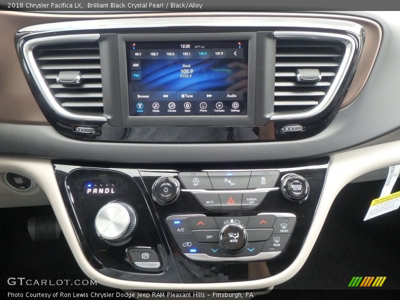 Controls of 2018 Pacifica LX