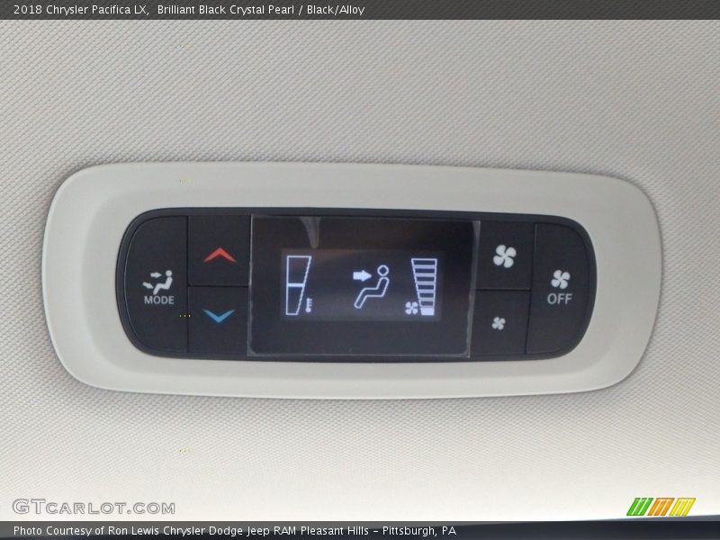 Controls of 2018 Pacifica LX