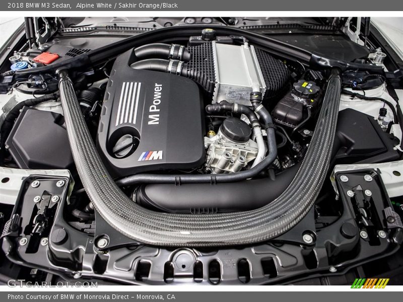  2018 M3 Sedan Engine - 3.0 Liter TwinPower Turbocharged DOHC 24-Valve VVT Inline 6 Cylinder